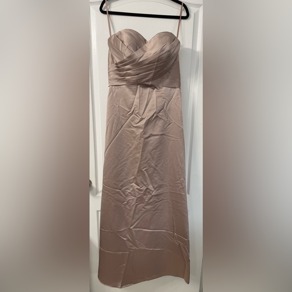 Colour by Kenneth Winston Gown in Mocha Strapless or with Straps